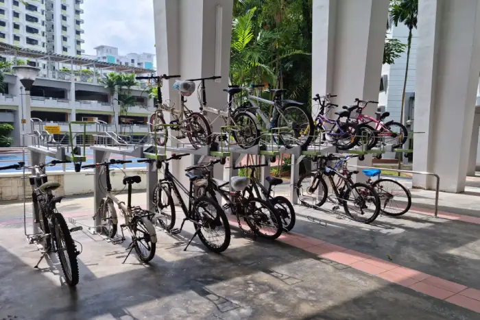 Double-Tier Bicycle Rack